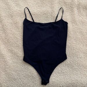 SKIMS Navy Scoop Neck Bodysuit